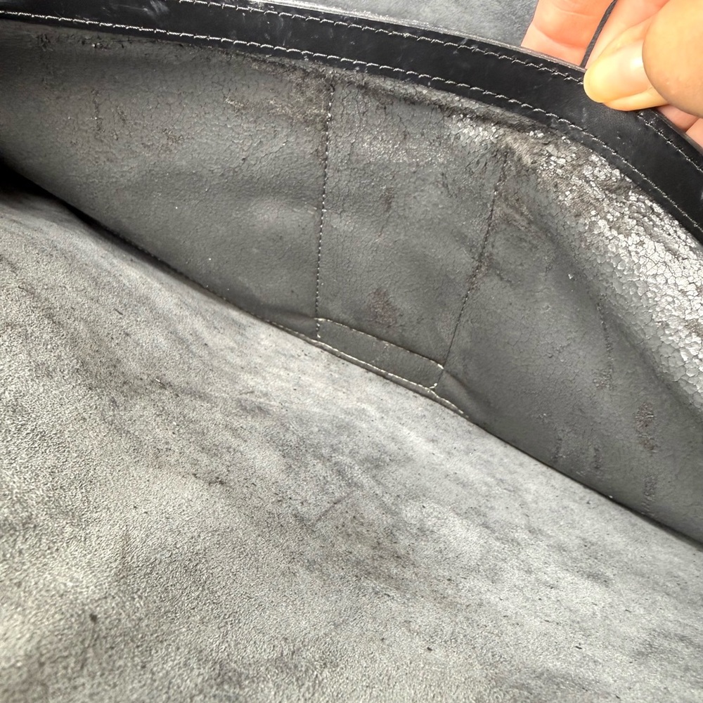 Authentic Louis Vuitton Sorbonne business tote bag black Epi leather large - Picture 15 of 16